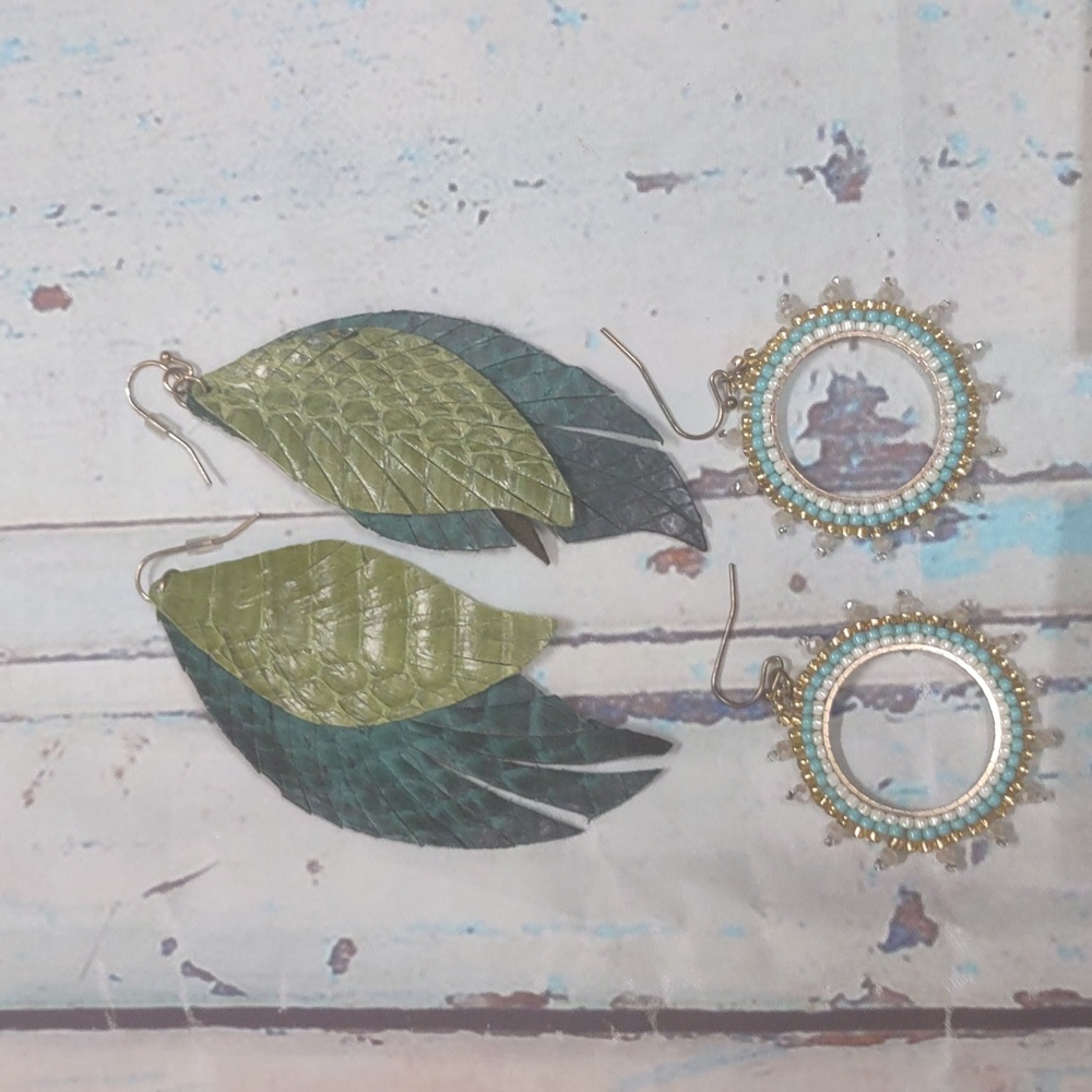Turquoise Earring bundle - Picture 2 of 3
